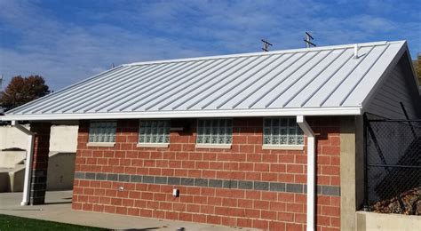 white house white metal rook|White Metal Roofing & Walls: Pros, Cons, & Project .